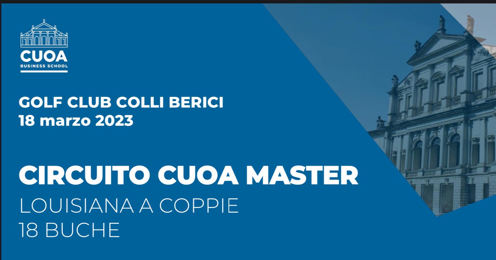Cuoa Master + Winter Challenge by Golf Monkey