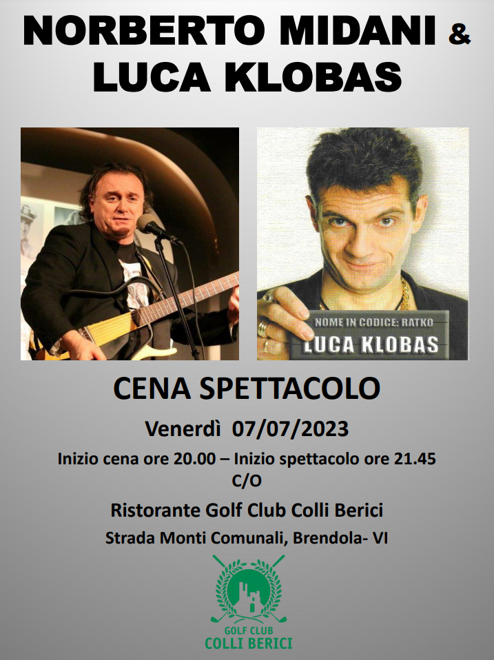 Serata Cabaret con Norberto Midani e Luca Klobas