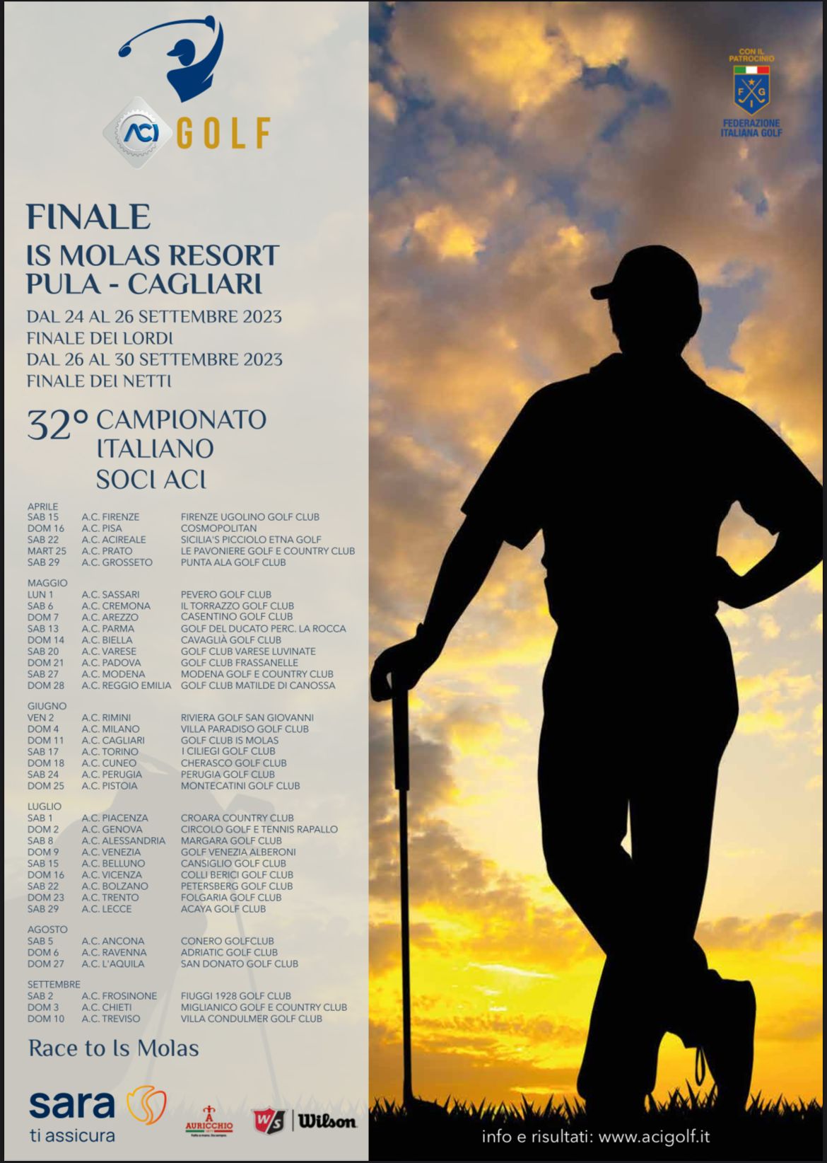 ACI Golf 2023 – 32°Campionato Italiano