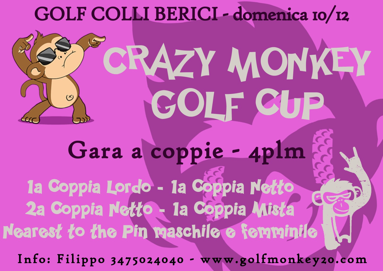 Crazy Monkey Golf Cup by Golf Monkey