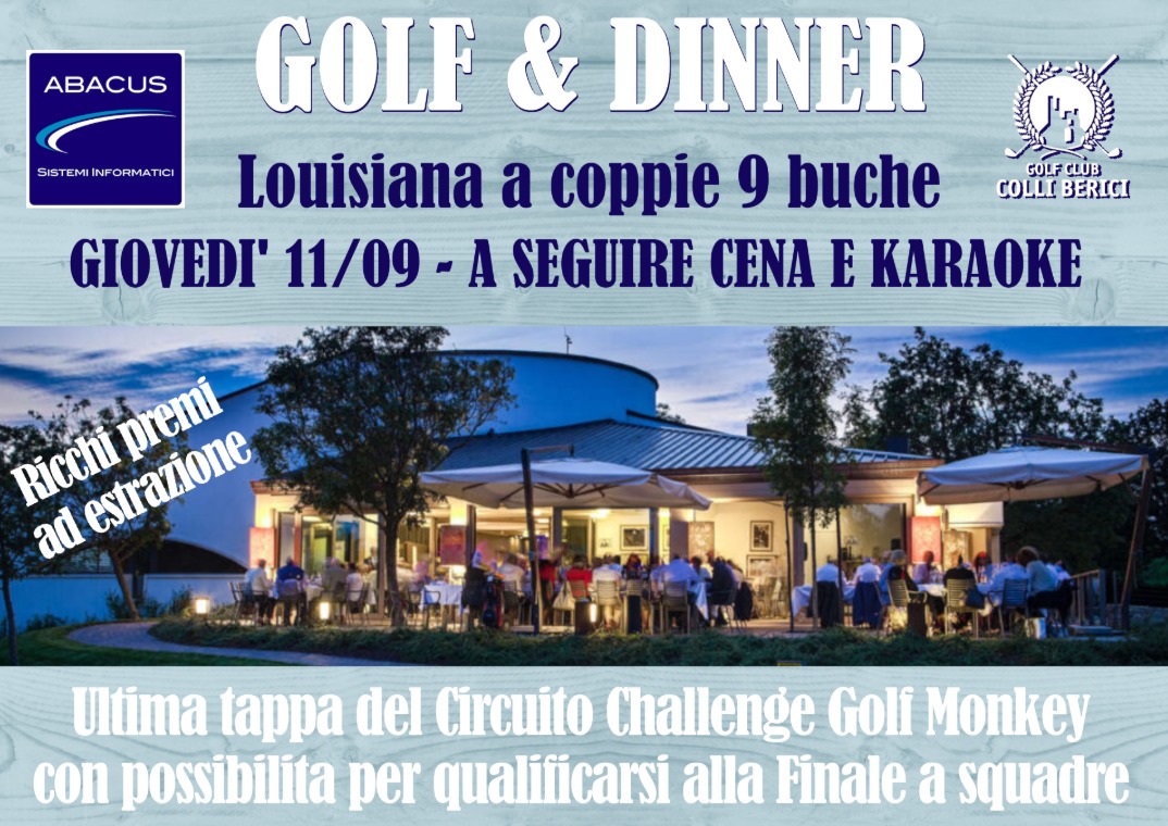 Golf & Dinner #15 by Abacus Sistemi Informatici