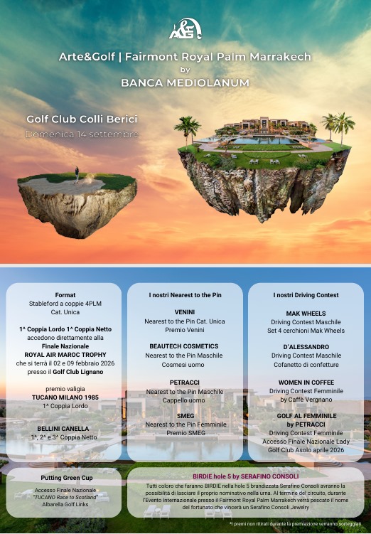 Arte & Golf – Fairmont Royal Palm Marrakech By Banca Mediolanum